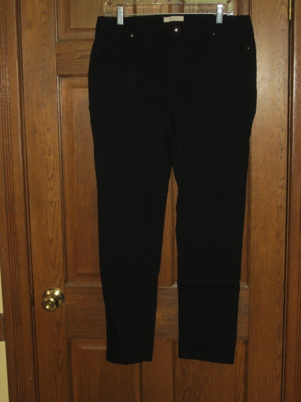 Active USA Skinny Leg Black Stretch Jeans - Size 2XL